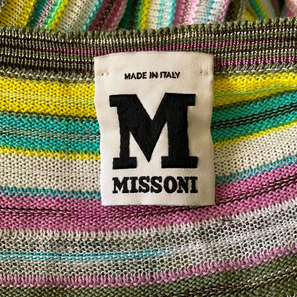 Authentic Missoni Striped Knit pleated Dress Small - Picture 2 of 7